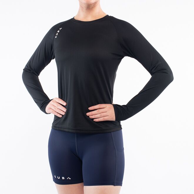 Running/Fitness Long Sleeve T-Shirt Women's Black - Image 5